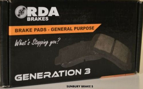 Toyota Landcruiser brake pads 1990 to 1999 70 series front db1149