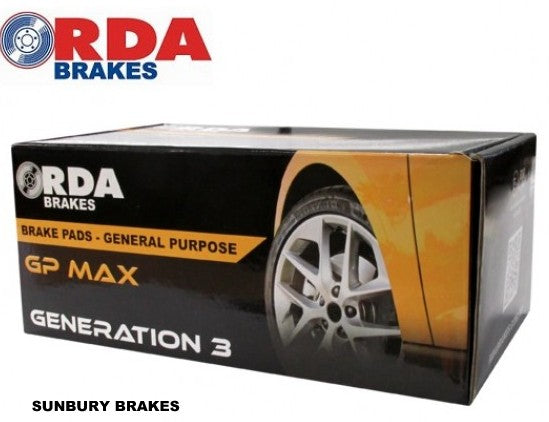 Toyota Prado brake pads front 1/2003 to 11/2009 db1482