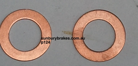 Brake Copper Washers P124 x 2